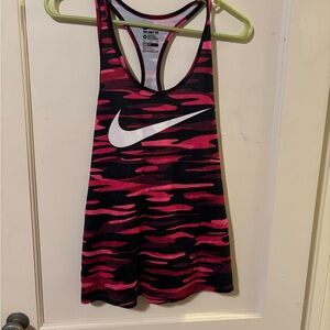 Nike Pink and Black Athletic Tank